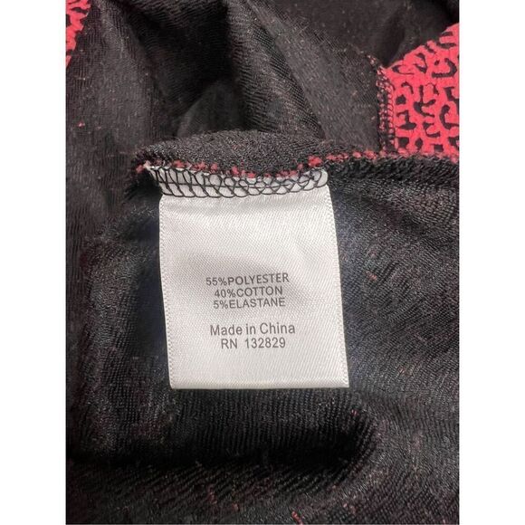 Lovers and Friends Women’s Small Saylor Bodysuit Red Leopard V-Neck Top - Picture 7 of 7